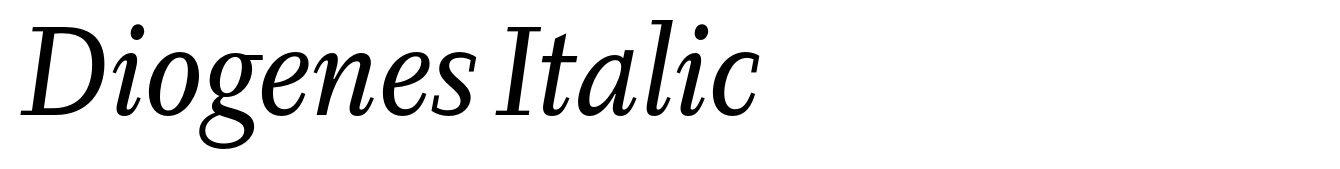 Diogenes Italic